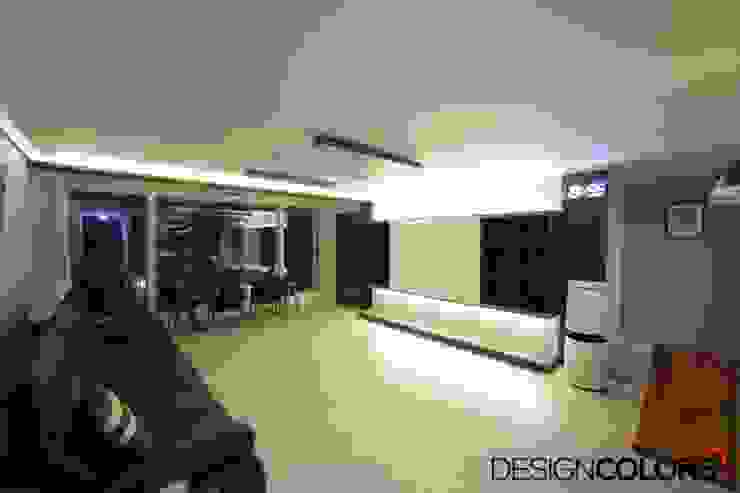 은평구 구산동 구산브라운스톤 아파트인테리어 34평 모던스타일 거실 by DESIGNCOLORS 모던