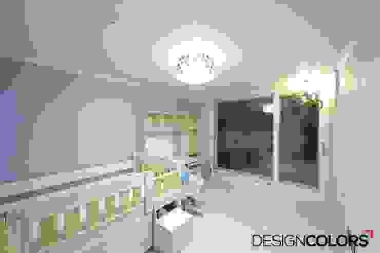 은평구 구산동 구산브라운스톤 아파트인테리어 34평 모던스타일 아이방 by DESIGNCOLORS 모던