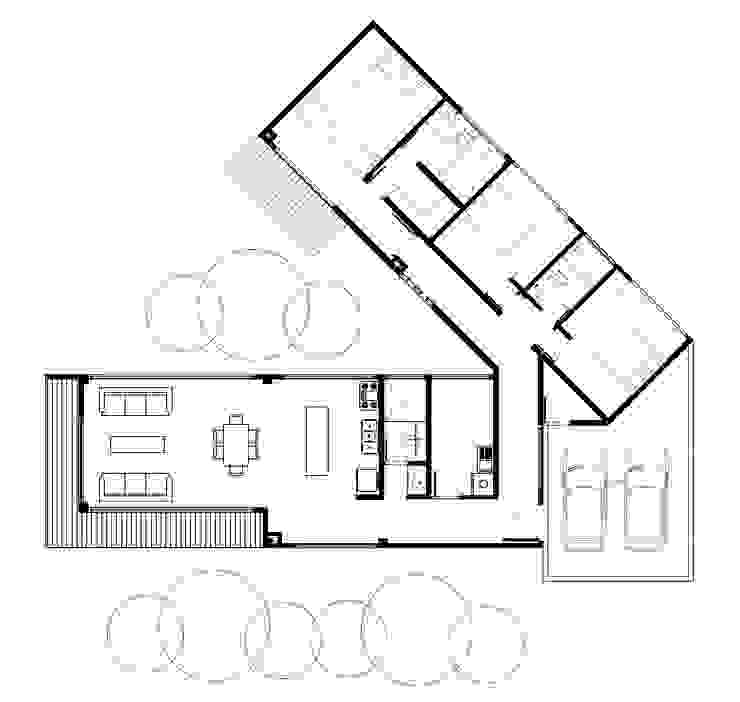 ทันสมัย โดย Andrés Hincapíe Arquitectos A H A, โมเดิร์น