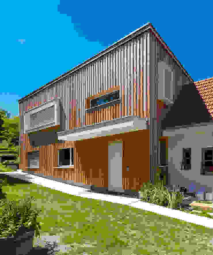 Holzfassade und Holzbau AL ARCHITEKT - in Wien Moderne Häuser