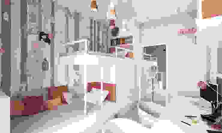 Sumer Kids Room, Pebbledesign / Çakıltașları Mimarlık Tasarım Pebbledesign / Çakıltașları Mimarlık Tasarım Kız çocuk yatak odası