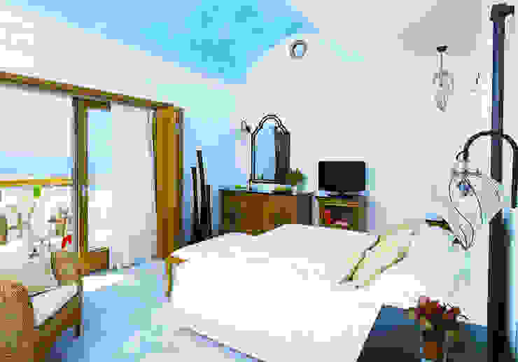 Lampade Siru per Mitsis Blue Resort, siru srl siru srl Eclectic style bedroom