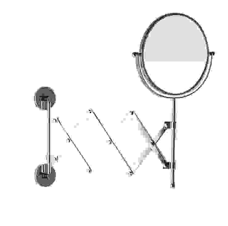 Specchio ingranditore da bagno estensibile Bottiglioni Linea Bath Bagno moderno specchio,specchio bagno,specchio make up,specchio ingranditor,accessori bagno,arredamento bagno,Specchi