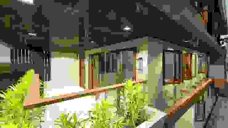 Structura Architects Balcony Brown