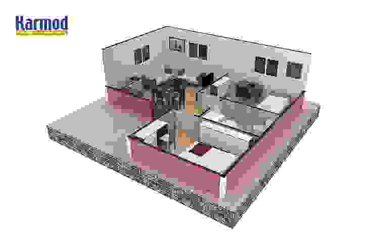 46+ 2+1 80 M2 Ev Planı Resimler
