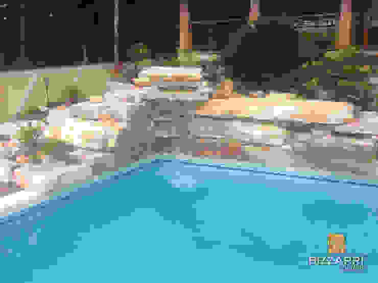 Cascata De Pedras Em Piscinas Homify