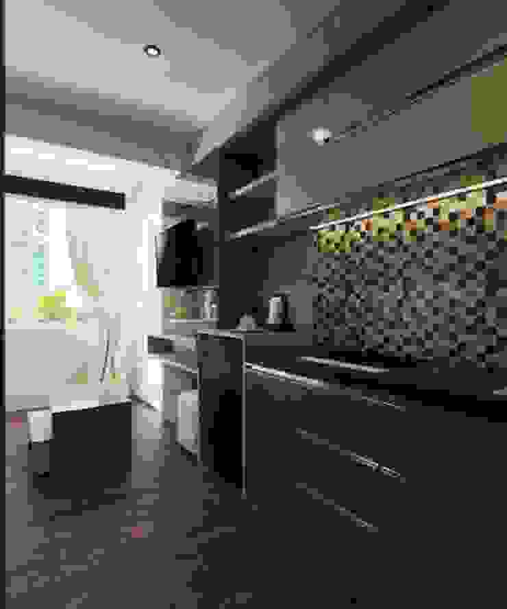 Apartemen The Jarrdin Bandung, Maxx Details Maxx Details Dapur Modern