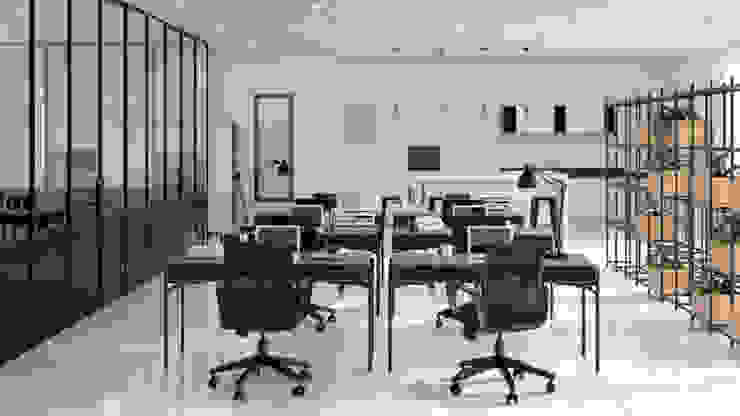 Corporativo, GAIA GAIA Estudios y despachos modernos oficinas,corporativo,mobiliario,empresa,empresarial,elegante