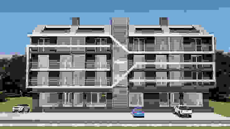 Bloco Habitacional Casas modernas por 3D ART - Image|Film|Print Moderno