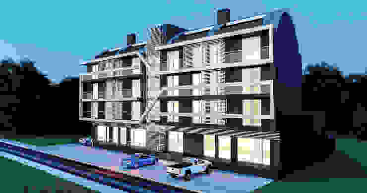 Bloco Habitacional Casas modernas por 3D ART - Image|Film|Print Moderno