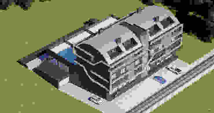 Bloco Habitacional Casas modernas por 3D ART - Image|Film|Print Moderno