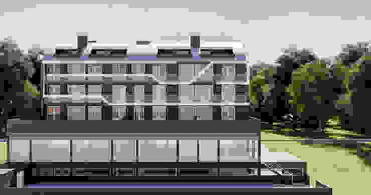 Bloco Habitacional Casas modernas por 3D ART - Image|Film|Print Moderno