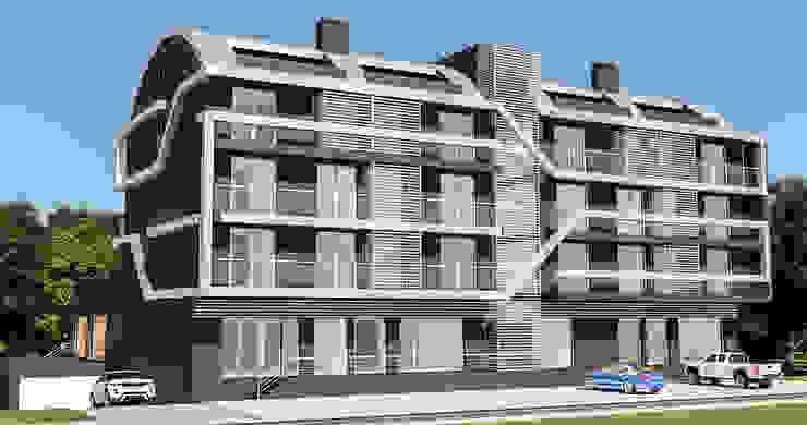 Bloco Habitacional Casas modernas por 3D ART - Image|Film|Print Moderno