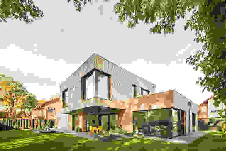 Ansicht Gartenansicht Hellmers P2 | Architektur & Projekte Einfamilienhaus Holzfassade, Einfamilienhaus, modern, residential, wood
