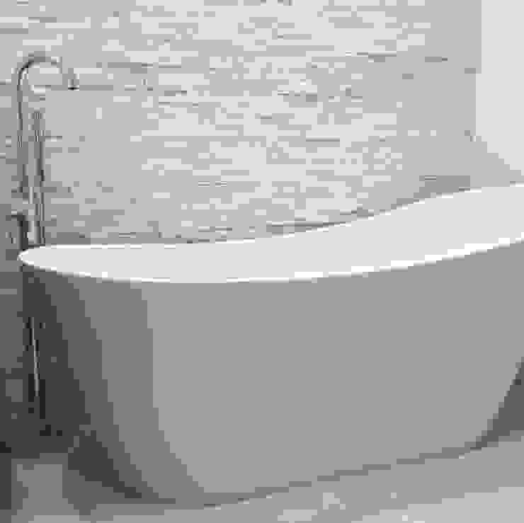 Bathroom Dab Den Ltd Modern bathroom Stone White