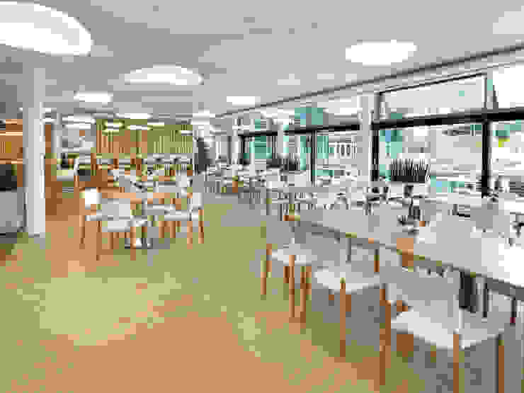 Design Restaurant am Flughafen Wien, archipur Architekten aus Wien archipur Architekten aus Wien Commercial spaces Gastronomy