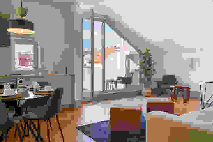 Apartamento c/ 1 quarto - Poiais, Lisboa , Traço Magenta - Design de Interiores Traço Magenta - Design de Interiores Living roomAccessories & decoration