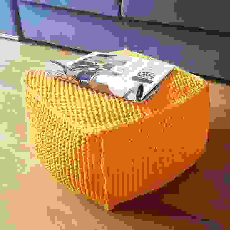 pouf in maglia complemento d arredo