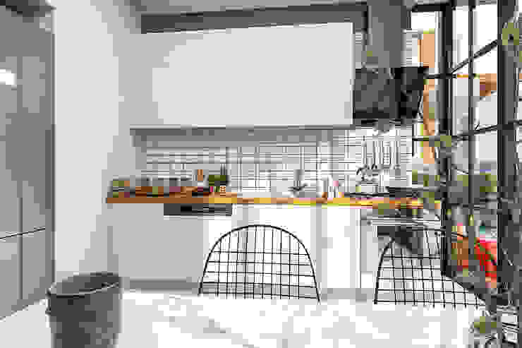ANTE MİMARLIK – Mutfak tasarım: tarz Küçük Mutfak, 
