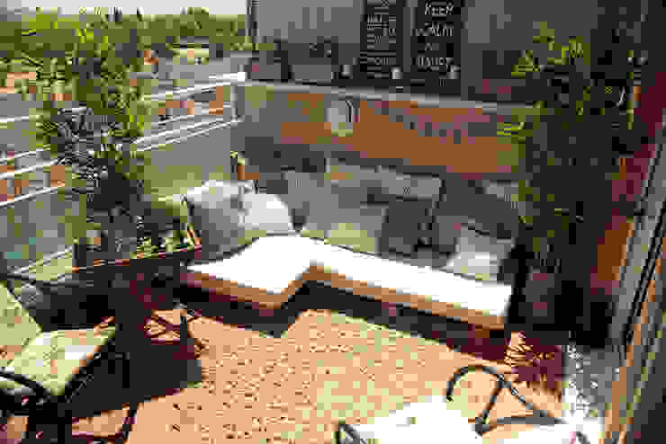 LA TERRAZA DE LUIS, KELE voy a hacer KELE voy a hacer Balcones y terrazas de estilo mediterráneo