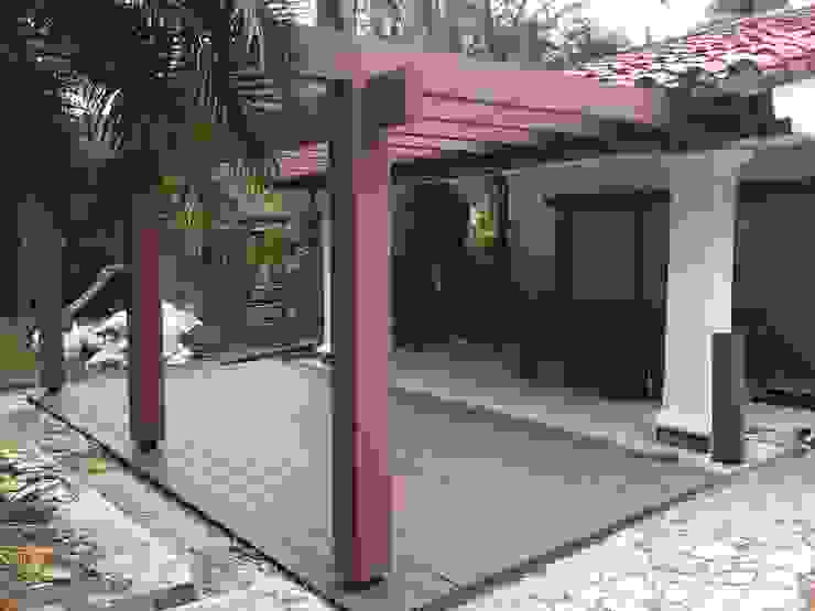 Pergola Y Deck En Wpc By Madera Plastica Colombia Ecologica Sas