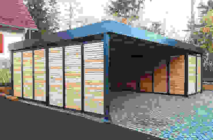 Doppelcarport Mit Gerateraumanbau Homify