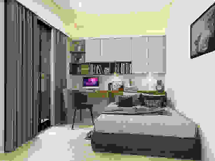 臥室結合書房 48 種有書桌的絕佳實例 Homify