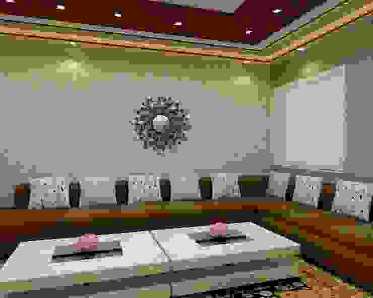 Apartment in Ghaziabad with modern furniture and lighting homify