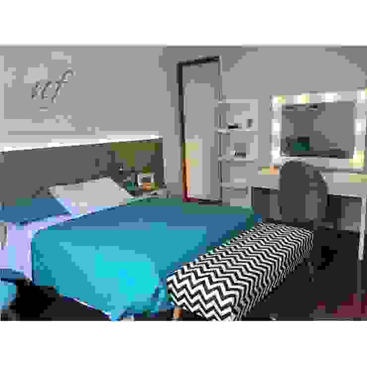 PROYECTO RESIDENCIAL - Dormitorio Jovencita, NF Diseño de Interiores NF Diseño de Interiores Scandinavian style bedroom