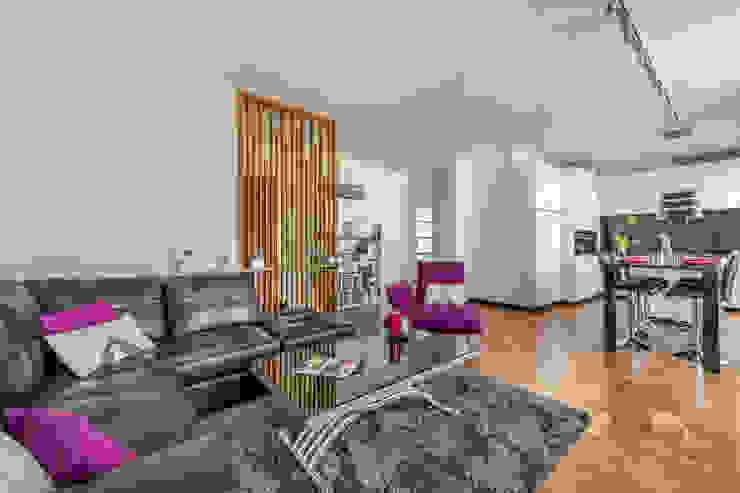 Fables de murs Living room Wood White