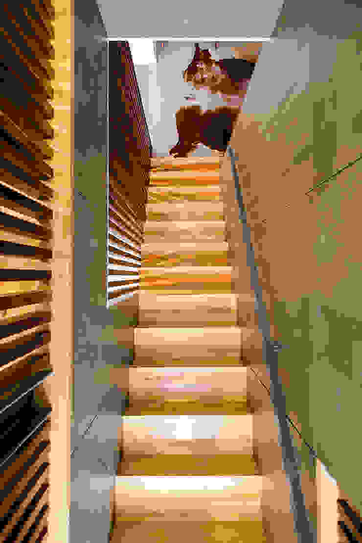 Escadaria - Casa Vilarinha (Porto) - SHI Studio Interior Design ShiStudio Interior Design Escadas shi studio,porto,decoração,casa,interior design,escada,madeira