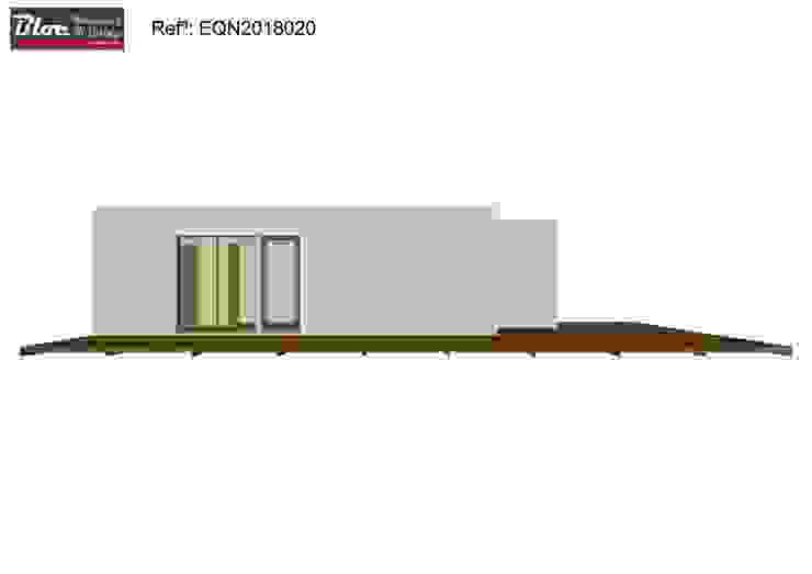 Casa Modular modelo BLOC LINEA T2 de 54 m2 BLOC - Casas Modulares Casa Modulares, Bungalows, Casas Flutuantes, Moradias