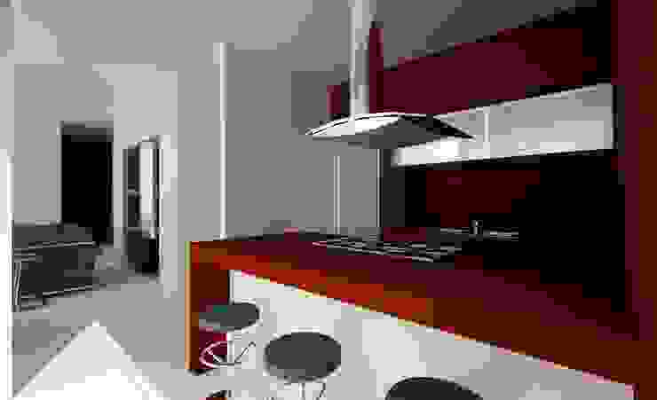 WOONWIJK MET VILLA’S, MEF Architect MEF Architect Kitchen units Slate Red