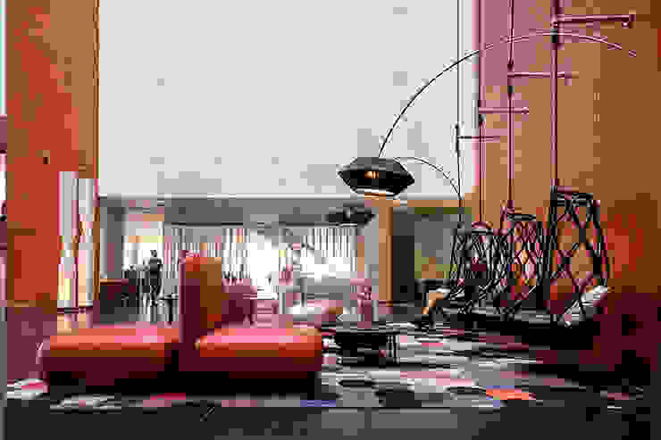 Diseño y decoración del vestíbulo de un moderno hotel en Barcelona | homify