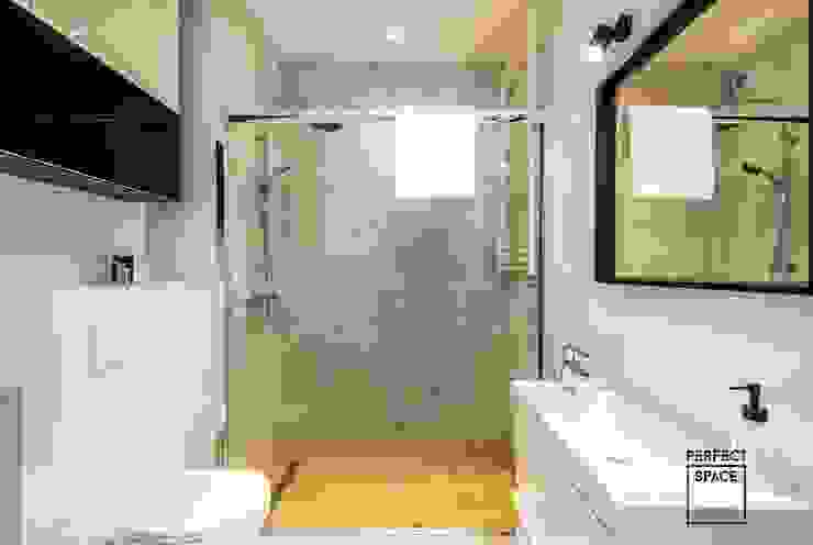 Mieszkanko dla dwojga Perfect Space Minimalistyczna łazienka