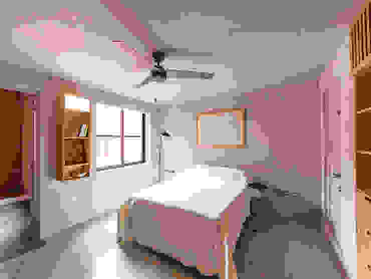 Taller Estilo Arquitectura Small bedroom Concrete Grey