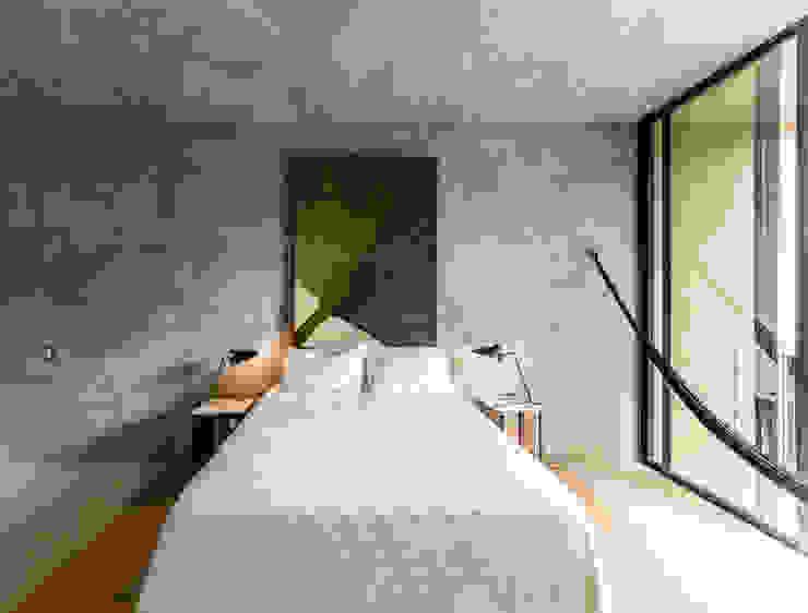 Taller Estilo Arquitectura Small bedroom Concrete Grey