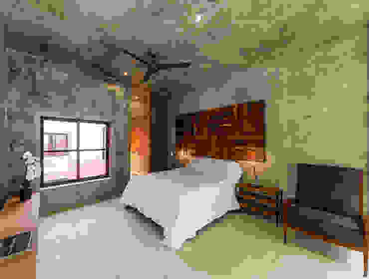 Taller Estilo Arquitectura Small bedroom Concrete Grey