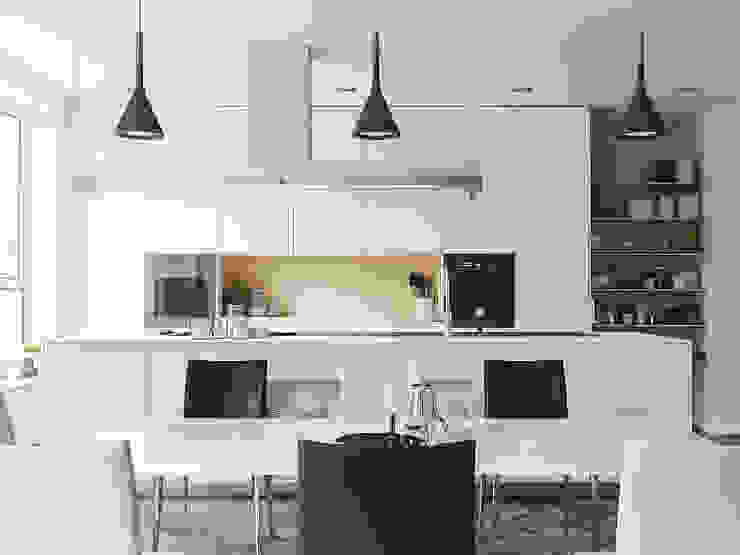 M2 Apartment Vis-Render Architektur Visualisierung Agentur Moderne Esszimmer Möbel,Eigentum,Schränke,Arbeitsplatte,Weiß,Produkt,Schwarz,Regale,Stuhl,Küche