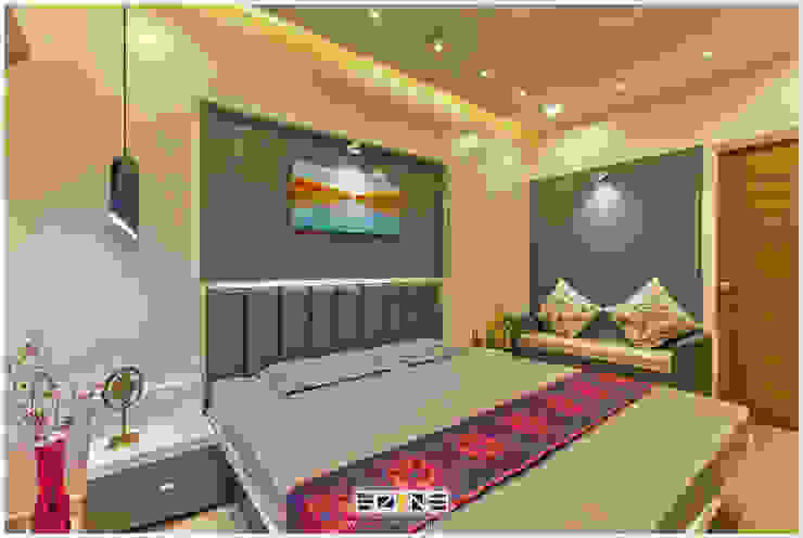 2BHK apartment in Pune The D'zine Studio BedroomAccessories & decoration