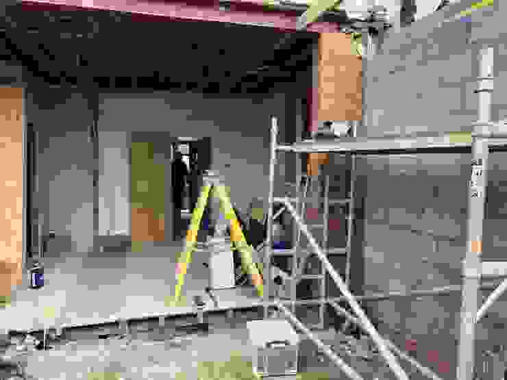 In progress, Rear extension STAAC Terrace house Beige