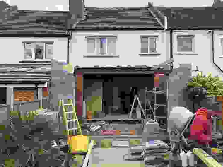 In progress, Rear extension STAAC Terrace house Beige