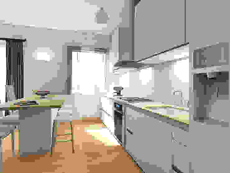 Home Staging Virtuale Living, Planimetrie Realistiche Planimetrie Realistiche Cucina in stile classico