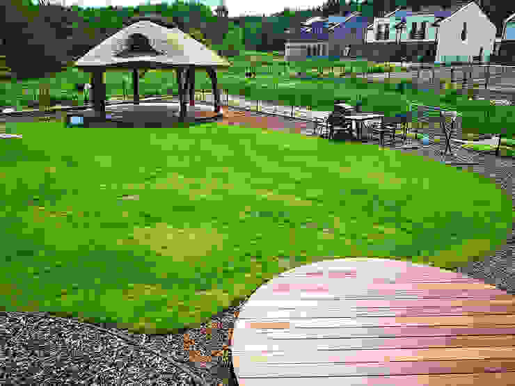 Dwa tarasy drewniane. Realizacja w Zielonej Górze PHU Bortnowski