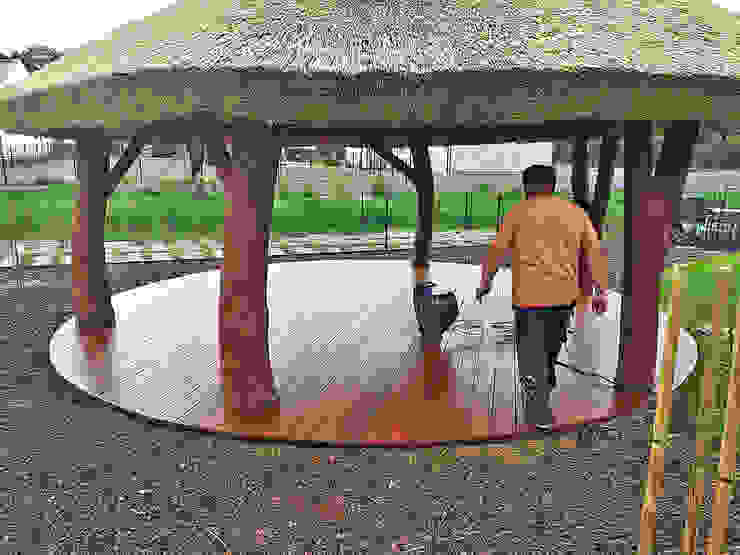Dwa tarasy drewniane. Realizacja w Zielonej Górze PHU Bortnowski