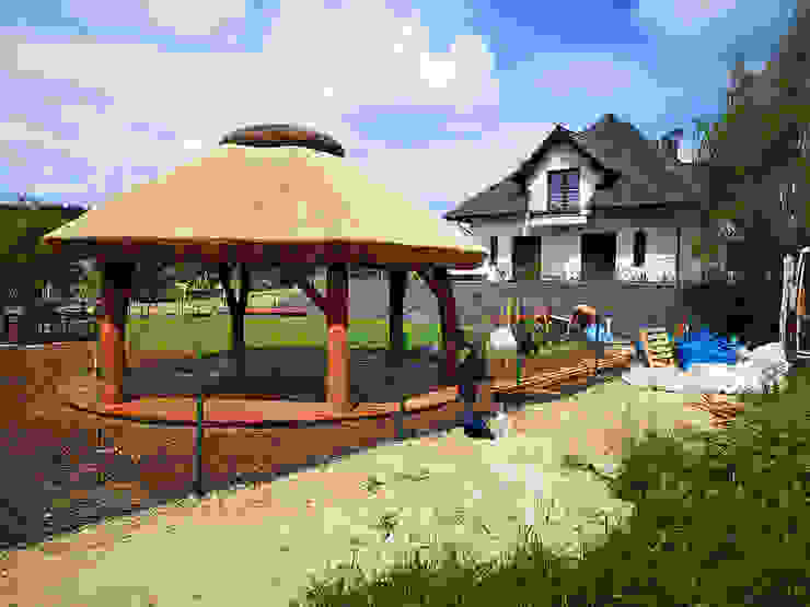 Dwa tarasy drewniane. Realizacja w Zielonej Górze PHU Bortnowski