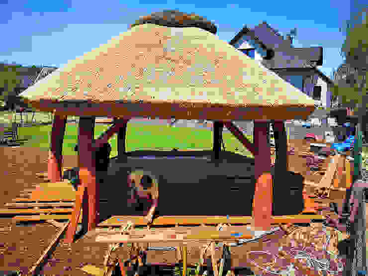 Dwa tarasy drewniane. Realizacja w Zielonej Górze PHU Bortnowski