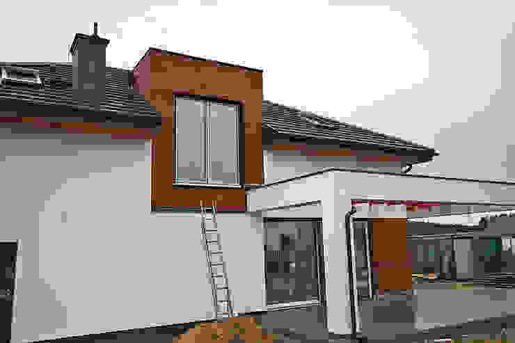 Elewacja drewniana z Garapy. Realizacja w Zielonej Górze PHU Bortnowski