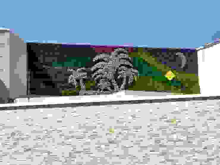 Muro Verde diseño con palmeras Proyecto Paisaje Jardines en la fachada