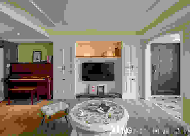 興躍設計 Wohnzimmer im Landhausstil